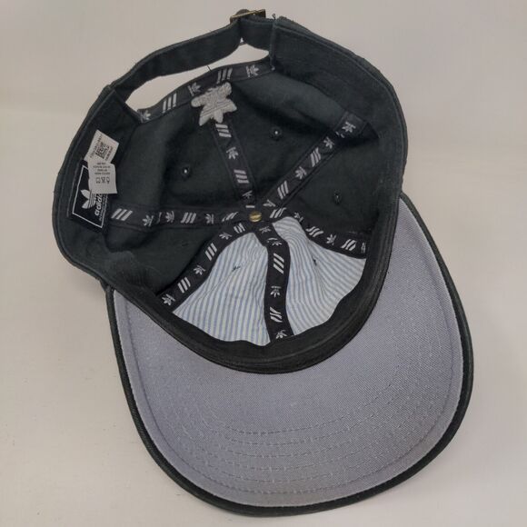 Adidas Trefoil Women's Slideback Hat Solid Black OSFW Embroidered - Picture 6 of 8